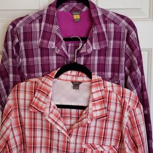 Set of Two - Eddie Bauer Travel Shirts